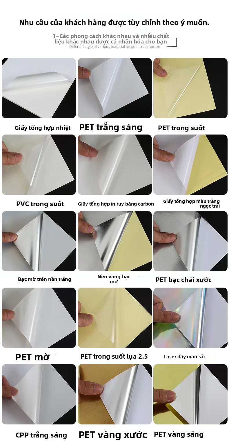 printing decal materials